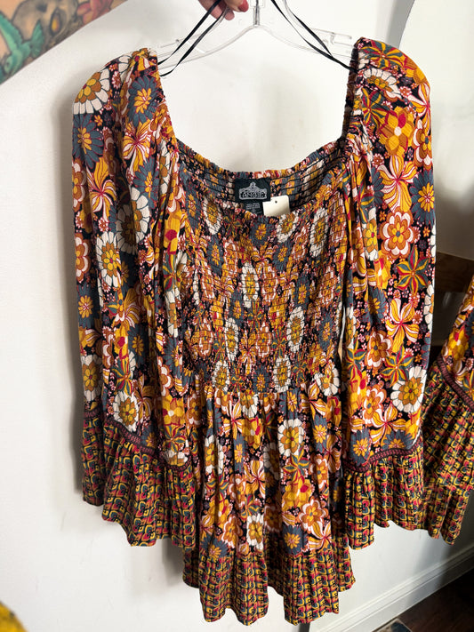 Bell Sleeve Angie Dress : NEW W TAG : S