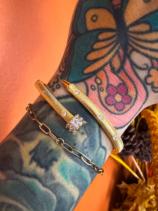 Golden Sparkle Cuff