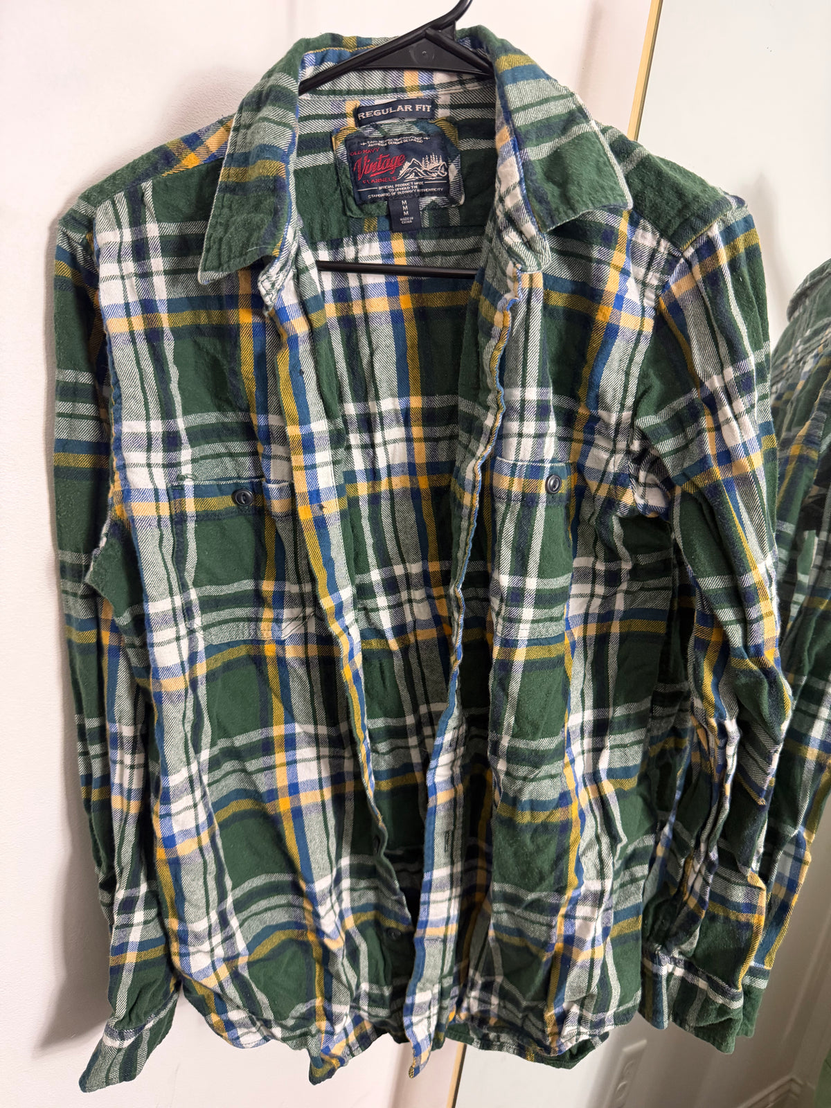 Green & Yellow Flannel : M