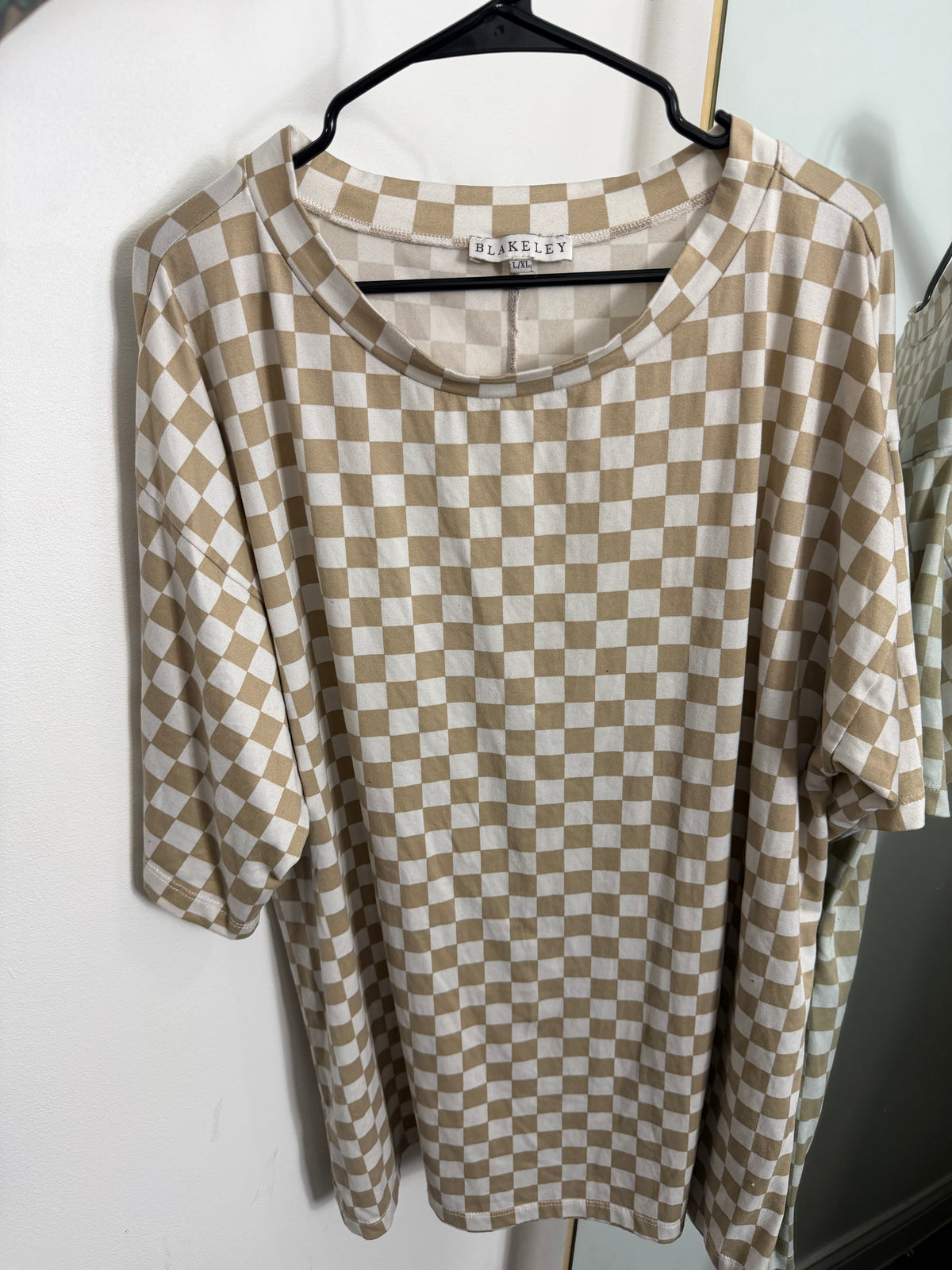 Blakeley Check Top : Oversized : L/XL