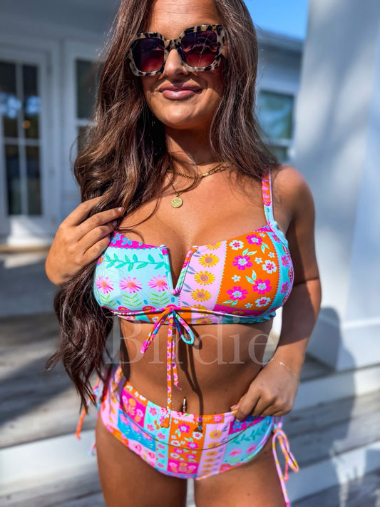 Paisley Patch Swim Set