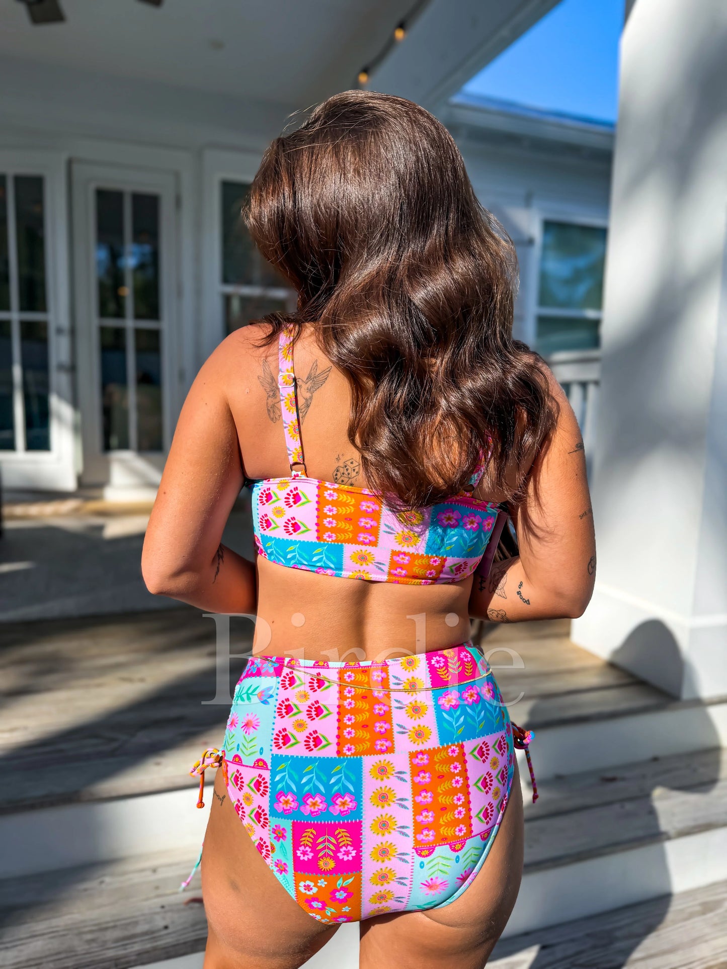 Paisley Patch Swim Set