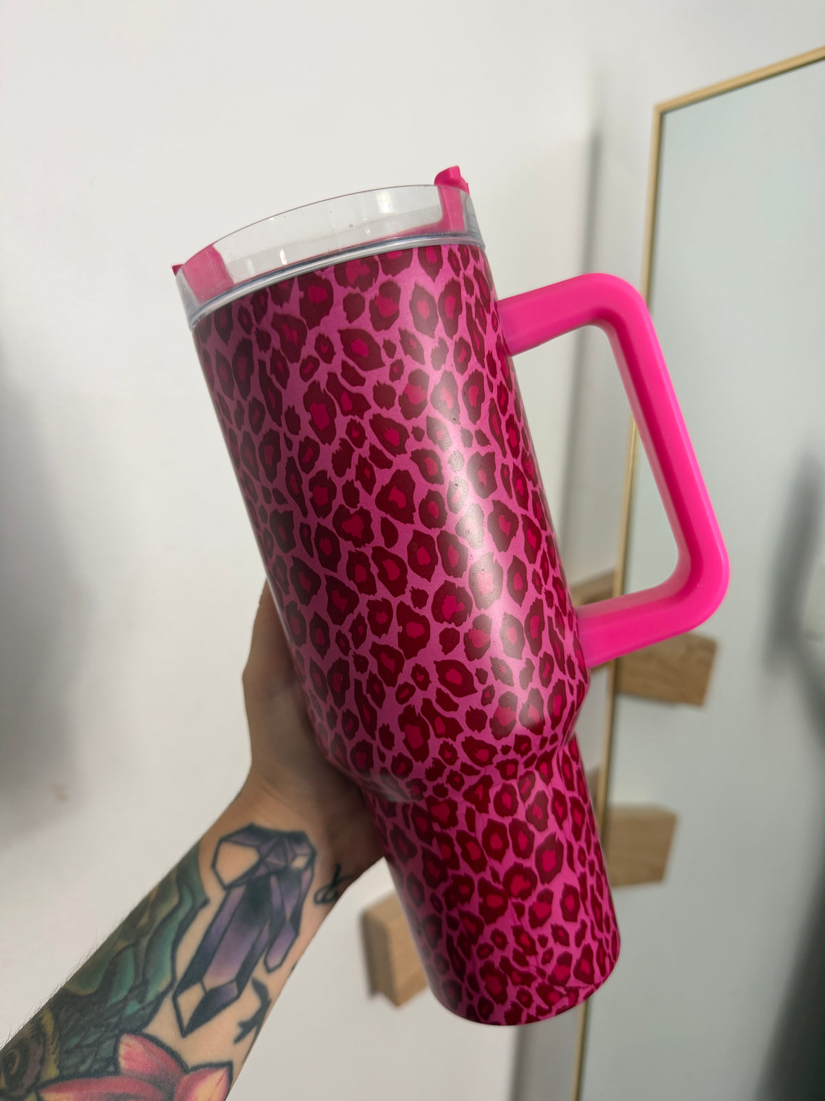 Pink Cheetah Tumbler