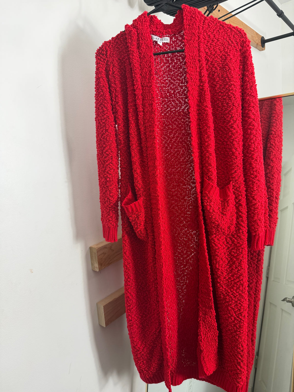 Blakeley Long Red Cardi : OS