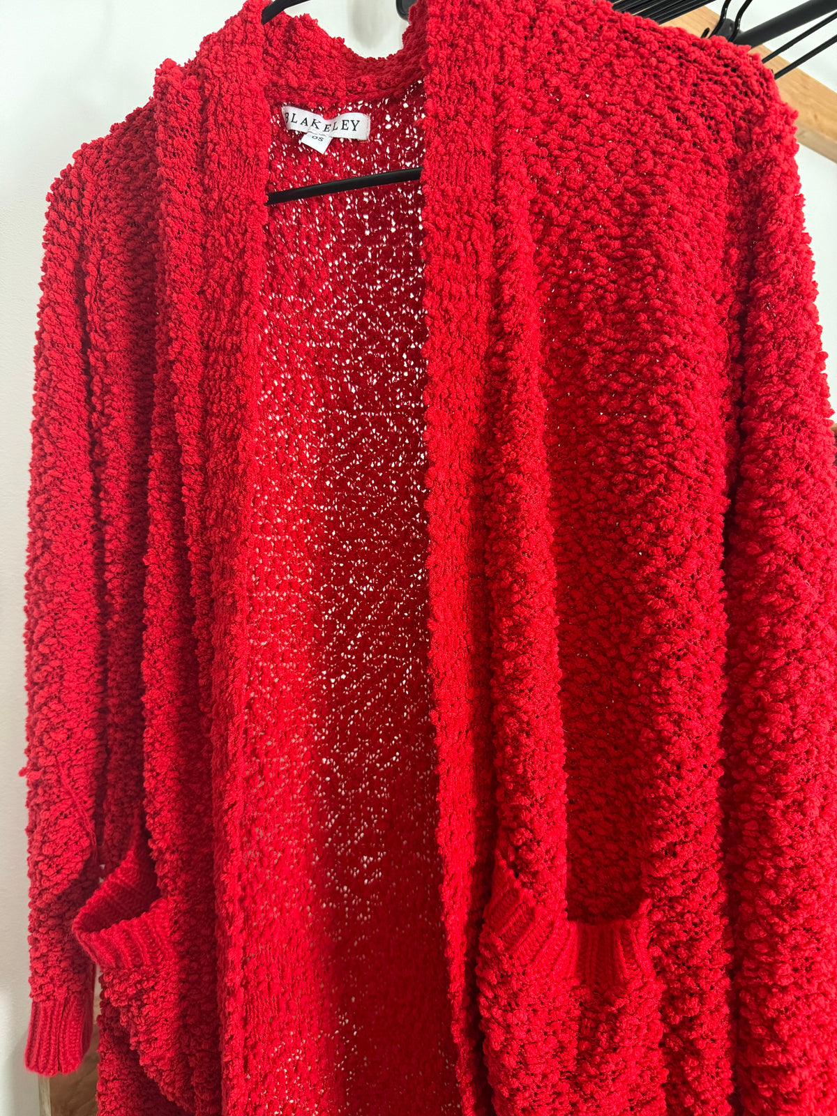 Blakeley Long Red Cardi : OS