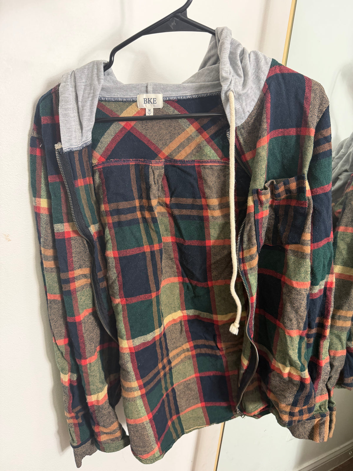 BKE Green Plaid : M