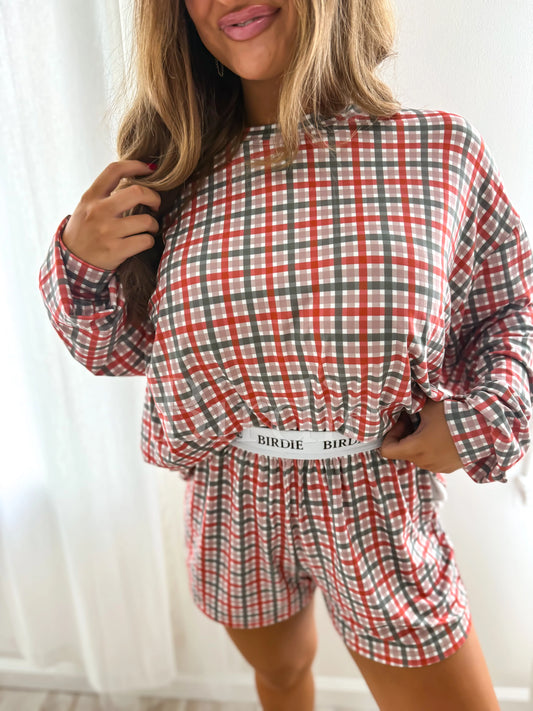 Plaid Tidings PJ Set | PREORDER