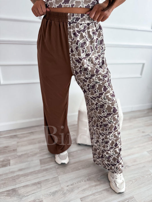 Split Sweet Lounge Pants : Duck Camo | PREORDER