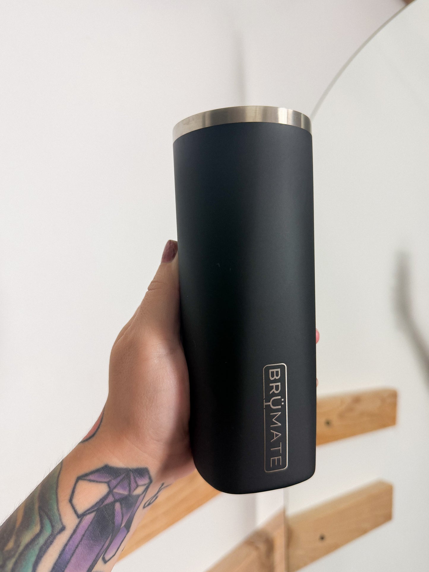 Black Slim Can Koozie
