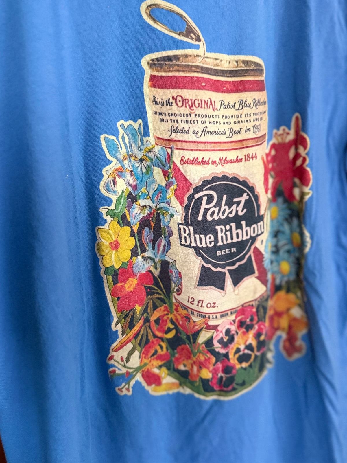 PBR Flower Tee : L