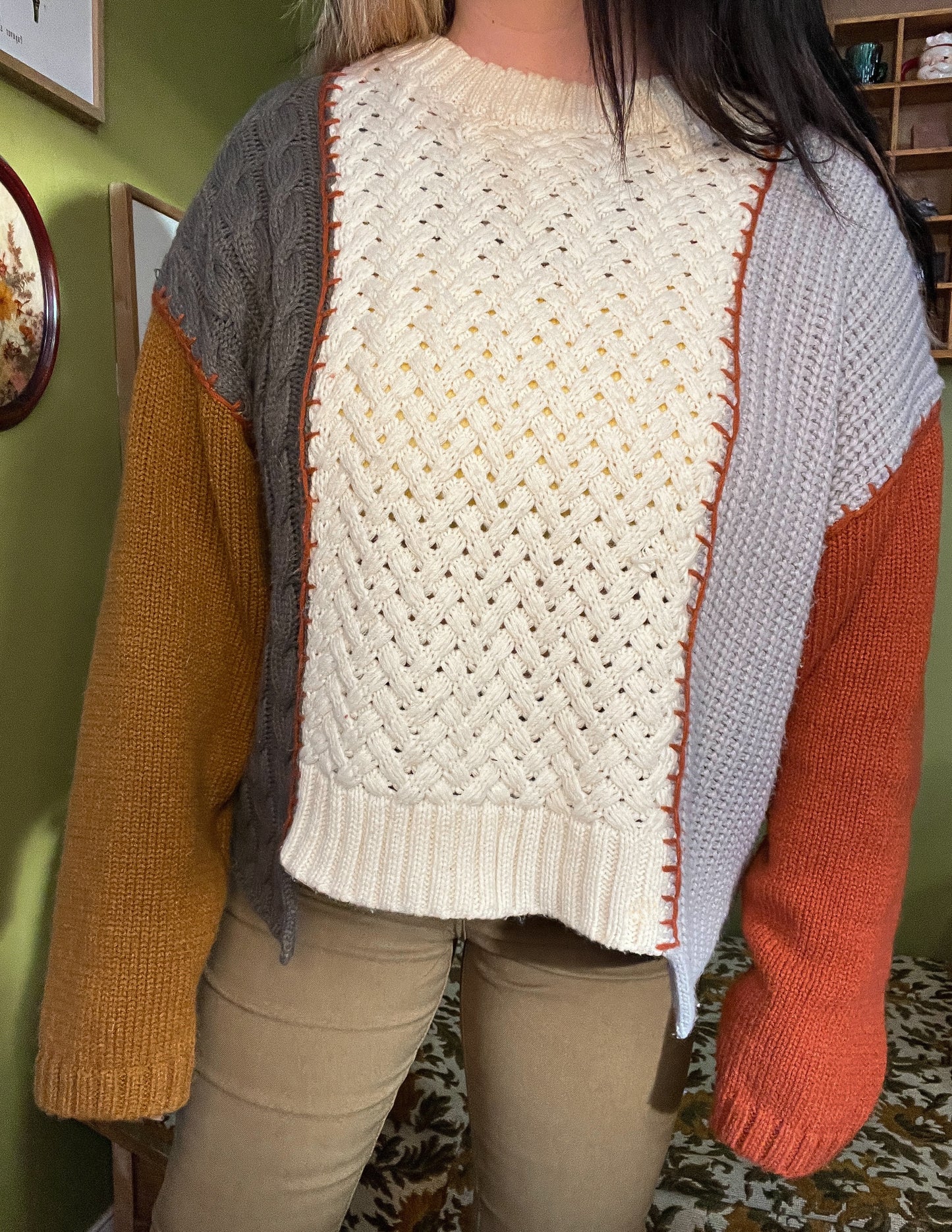 The Sophia Sweater : Rust