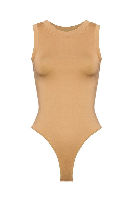 Smooth As Butter Bodysuit : Latte