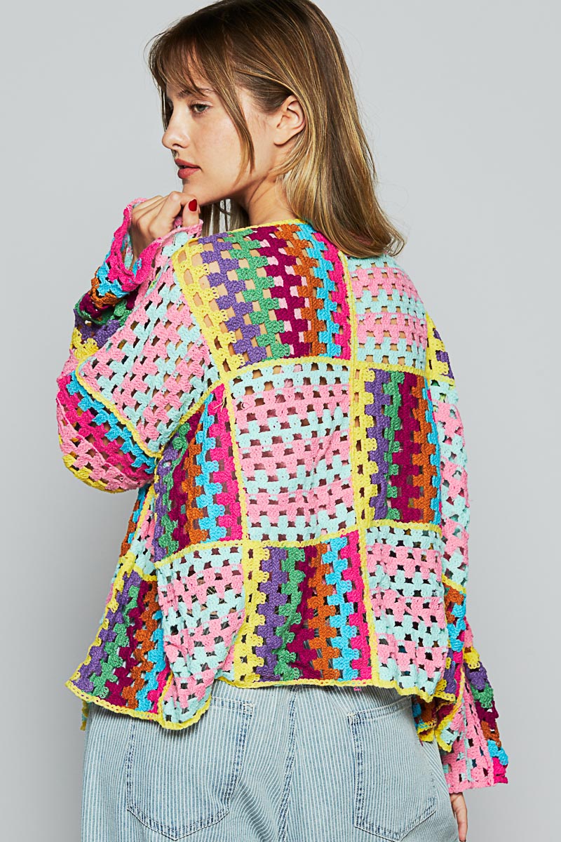 Summer Rainbow Cardigan
