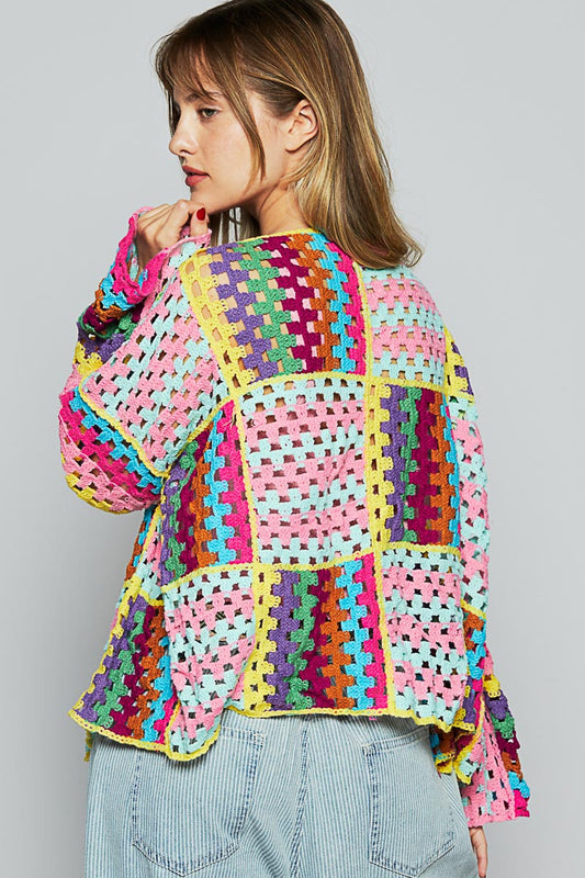 Summer Rainbow Cardigan