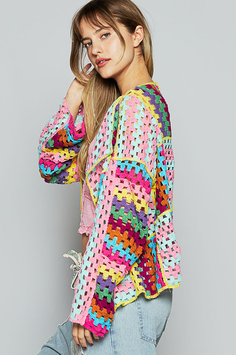 Summer Rainbow Cardigan