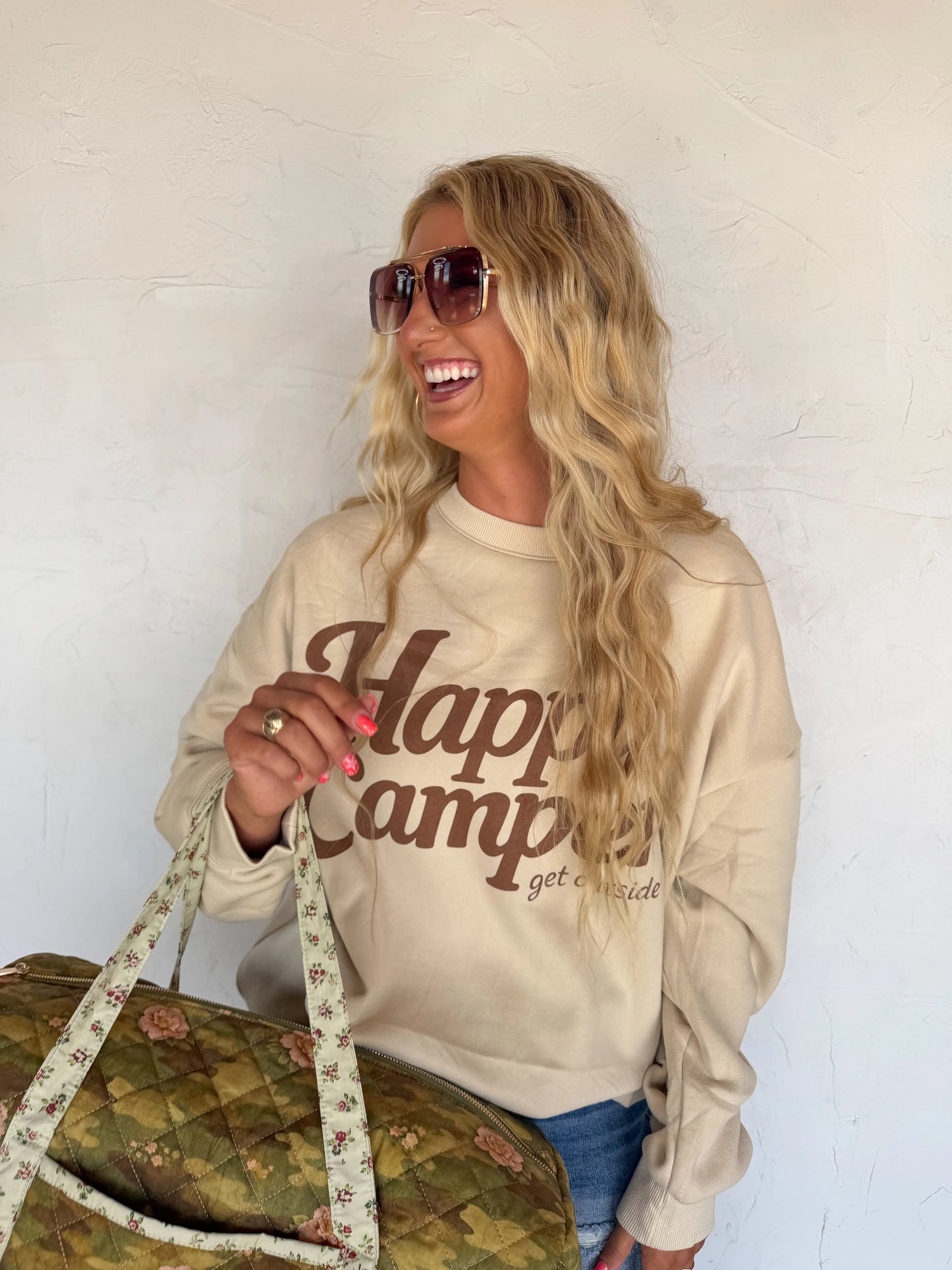 Happy Camper Pullover : 3 Color Options : PREORDER
