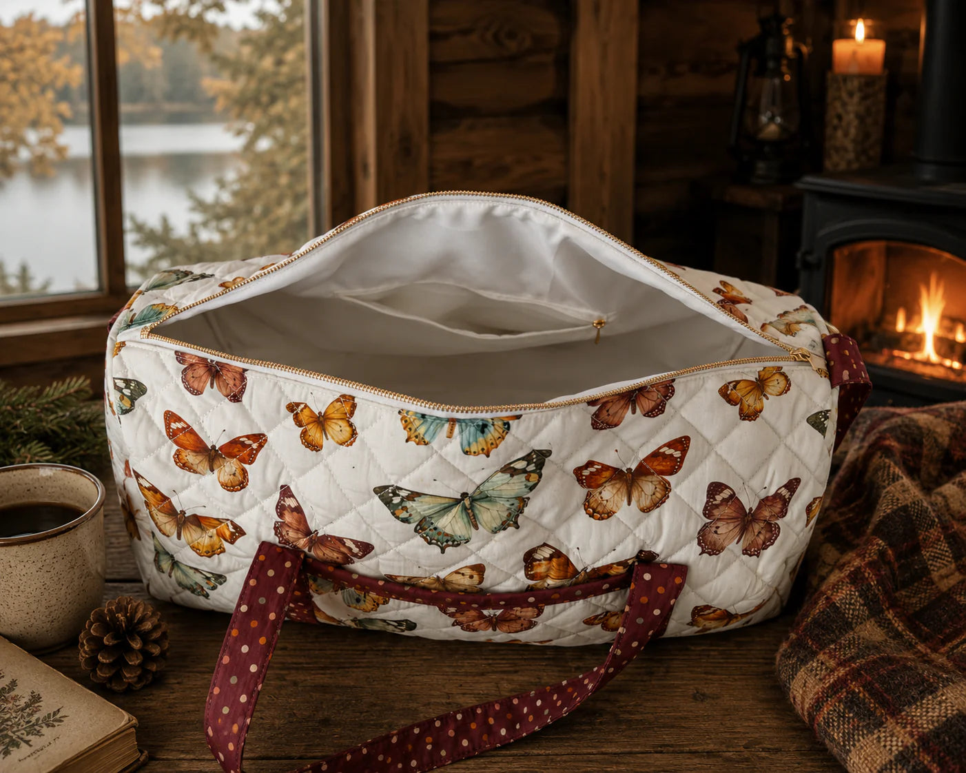 Butterfly Duffle Bag : PREORDER
