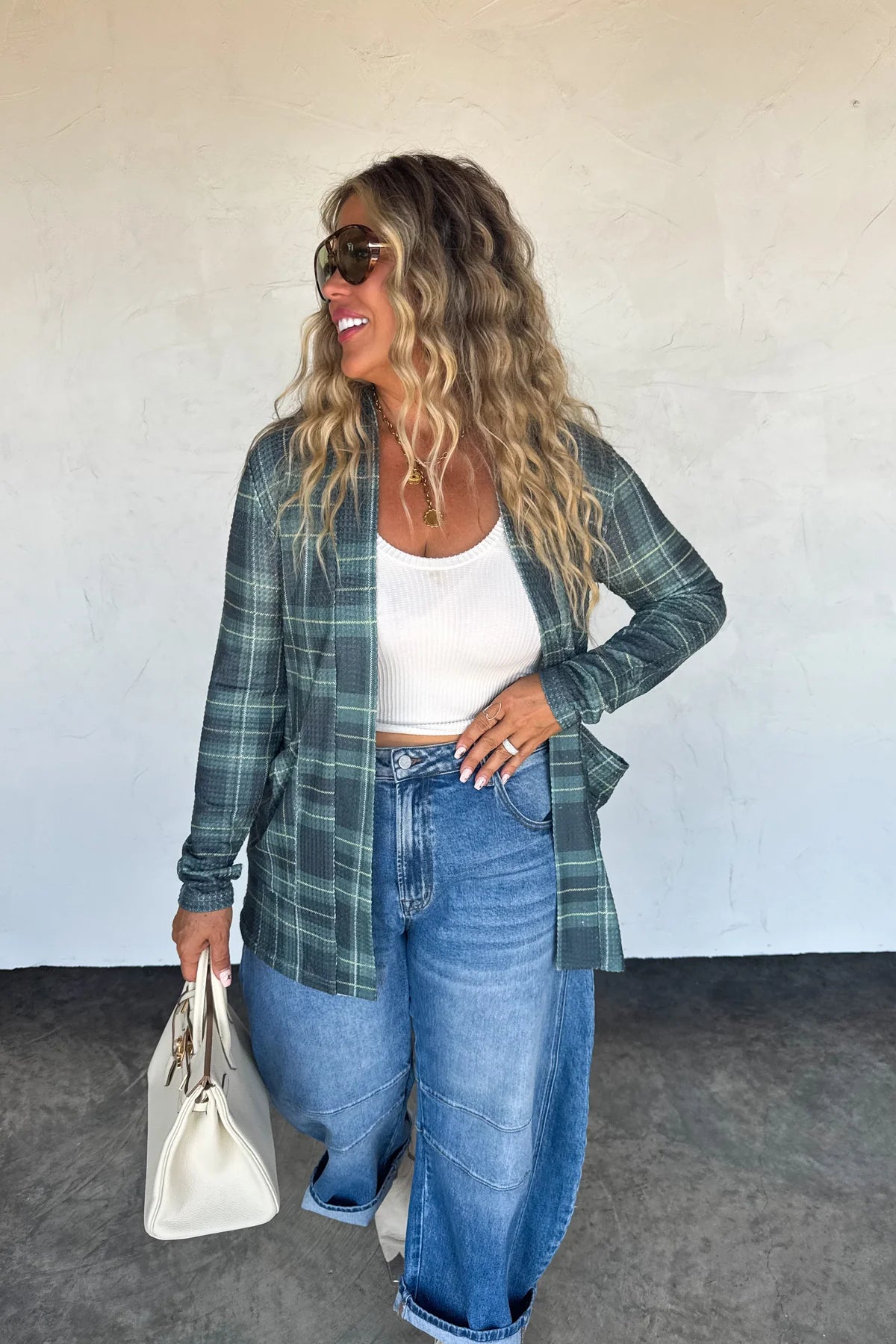 Plaid Lola Cardigan : 3 Color Options | PREORDER