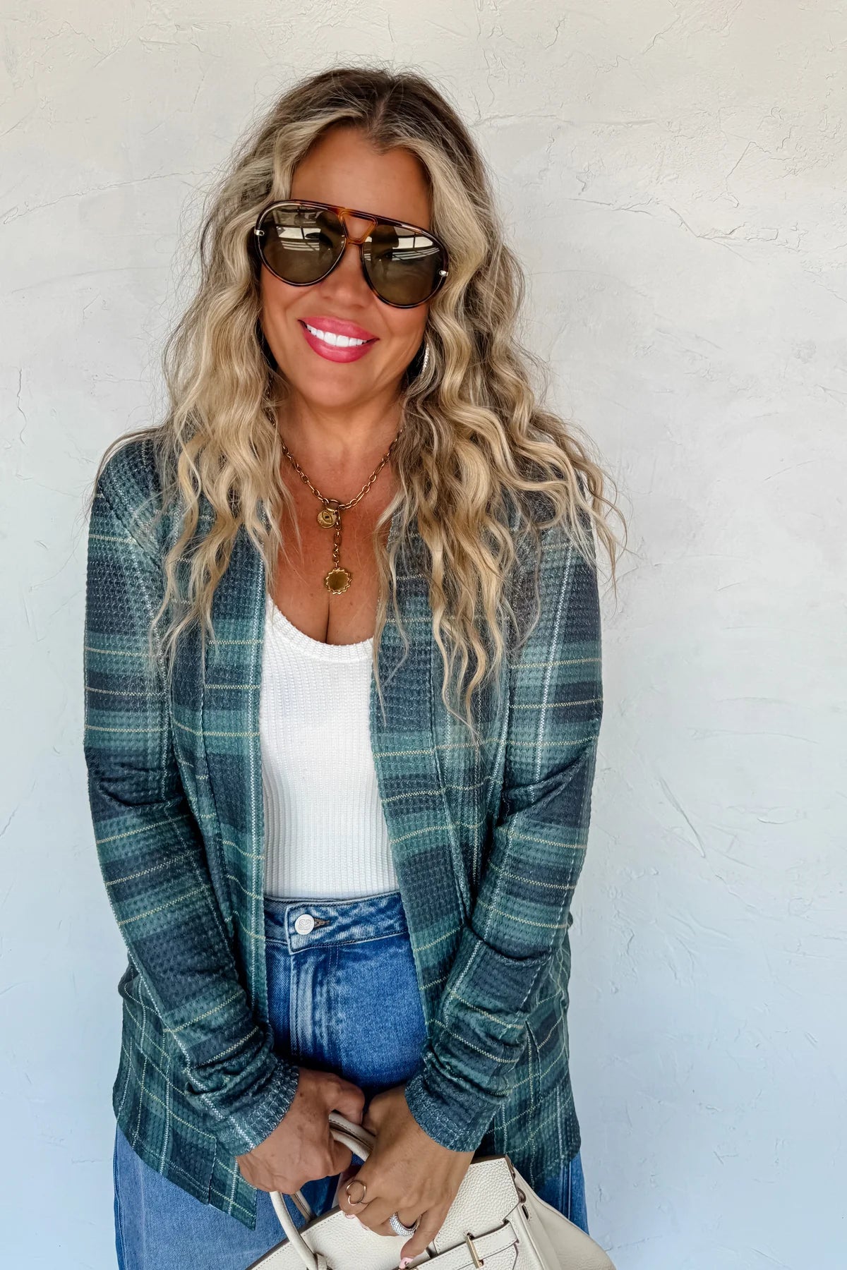 Plaid Lola Cardigan : 3 Color Options | PREORDER