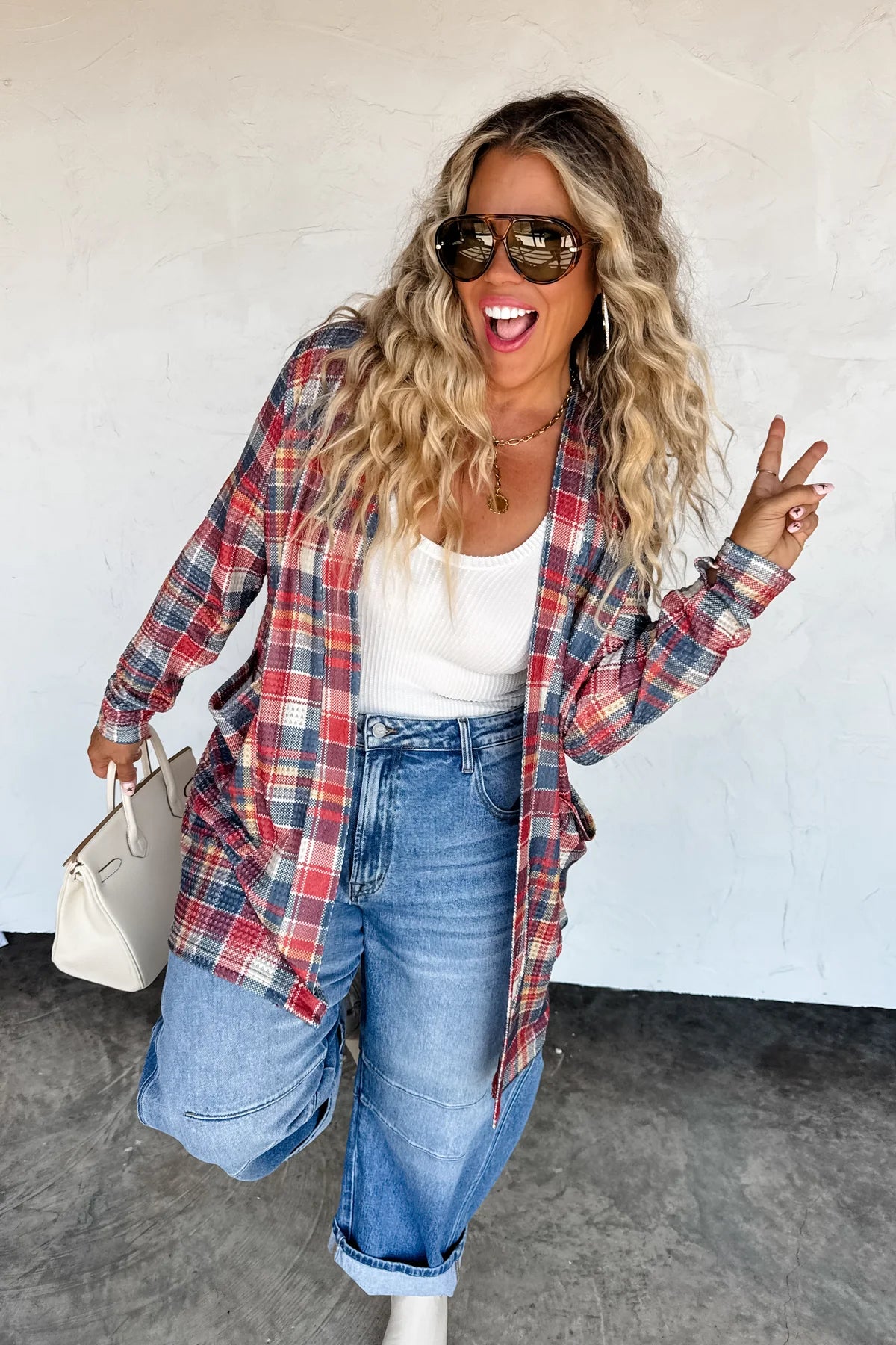 Plaid Lola Cardigan : 3 Color Options | PREORDER