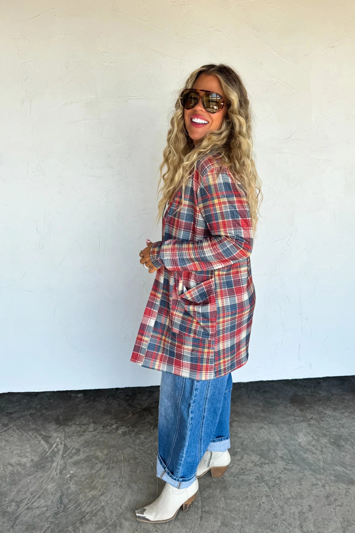 Plaid Lola Cardigan : 3 Color Options | PREORDER