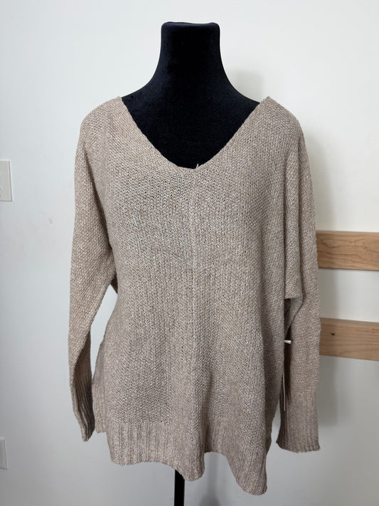 Oatmeal V Top : M : NEW