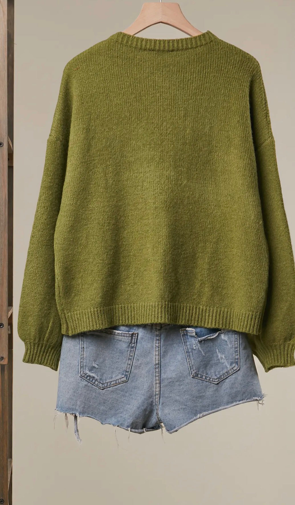 Embroidered Monarch Sweater : PREORDER