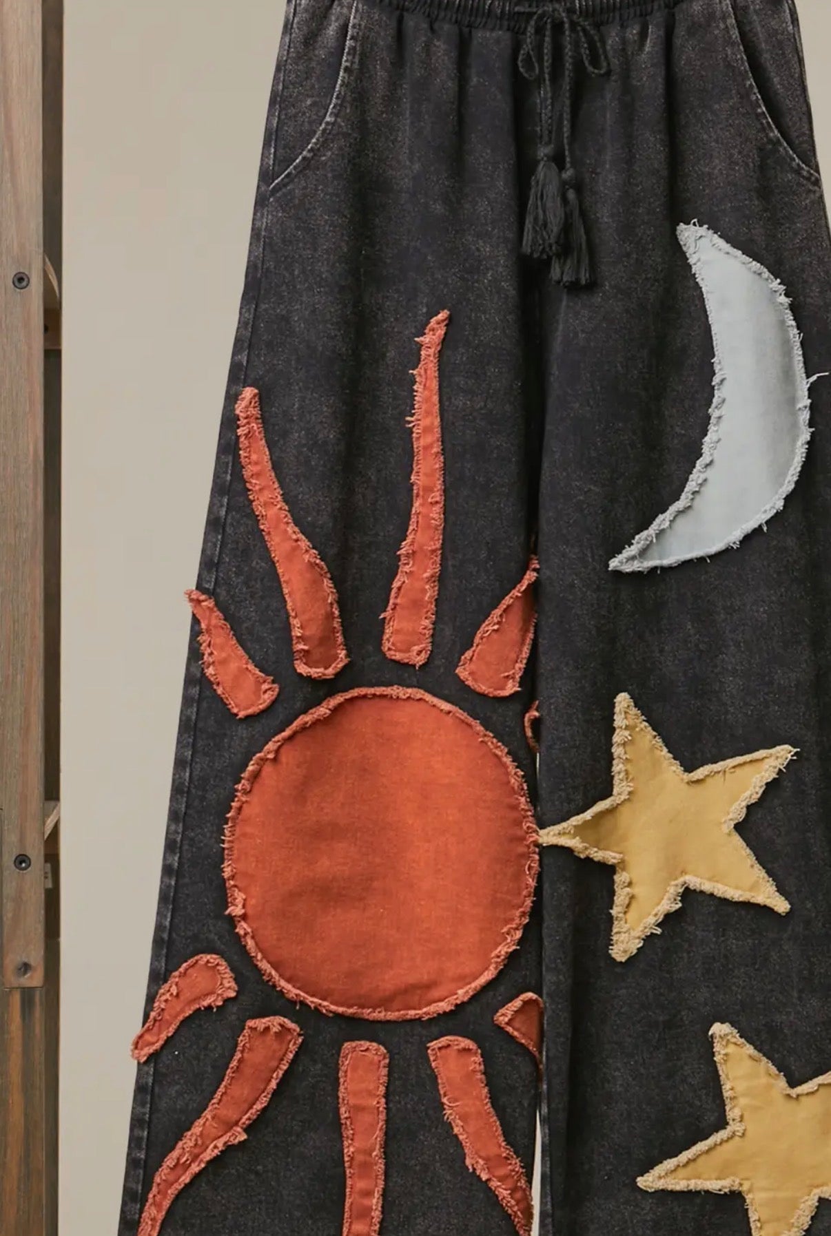 Sun & Moon Pants : Black : PREORDER