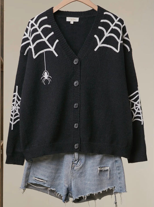 Spider Web Cardigan : PREORDER