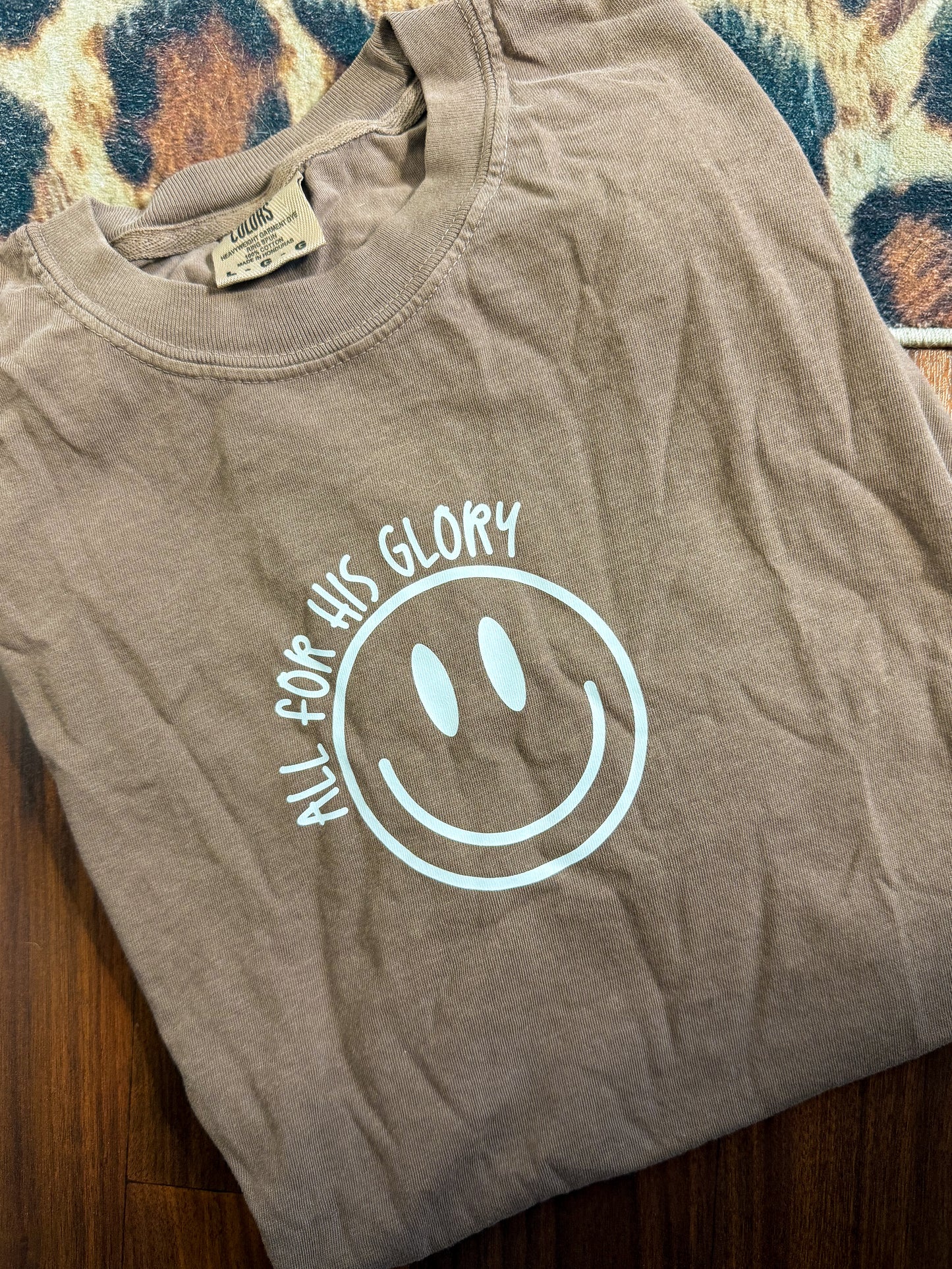 His Glory Tee : NEW : L