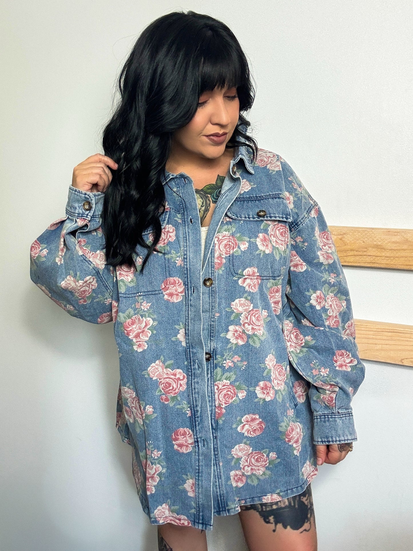 Wild Rose Denim Jacket