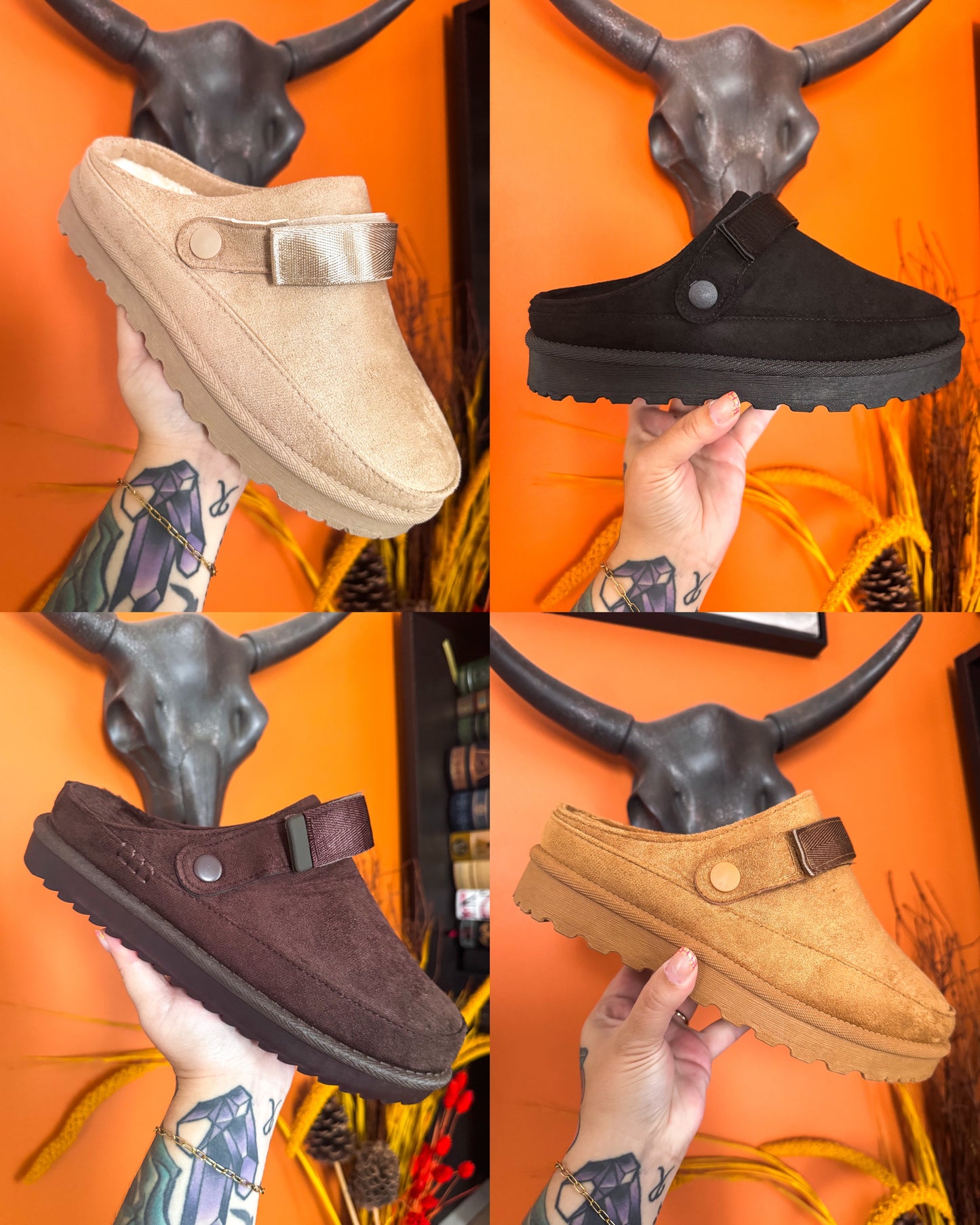 Cider Mule Slides : 5 Color Options
