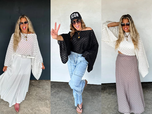 Boho Bell Sleeve Top : 3 Color Options | PREORDER