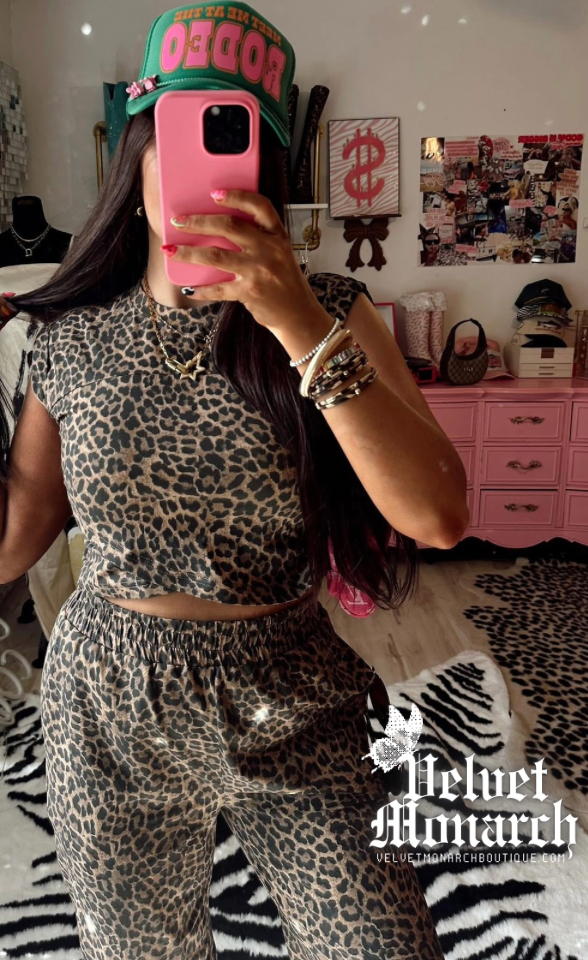 Leopard Two Piece Set : PREORDER