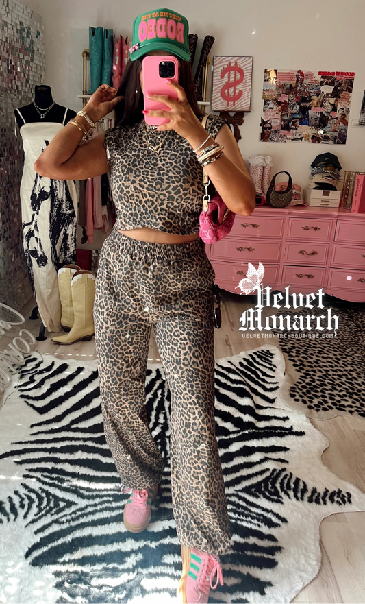 Leopard Two Piece Set